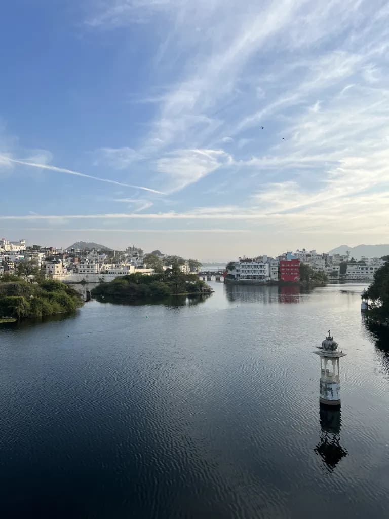 Rang Sagar Lake View from Hotel Natural